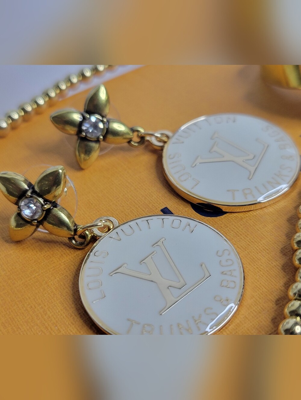 Choice Of One, Louis Vuitton Trunks & Bags, Earings, Necklace Or Adjustable Ring - Picture 6 of 8